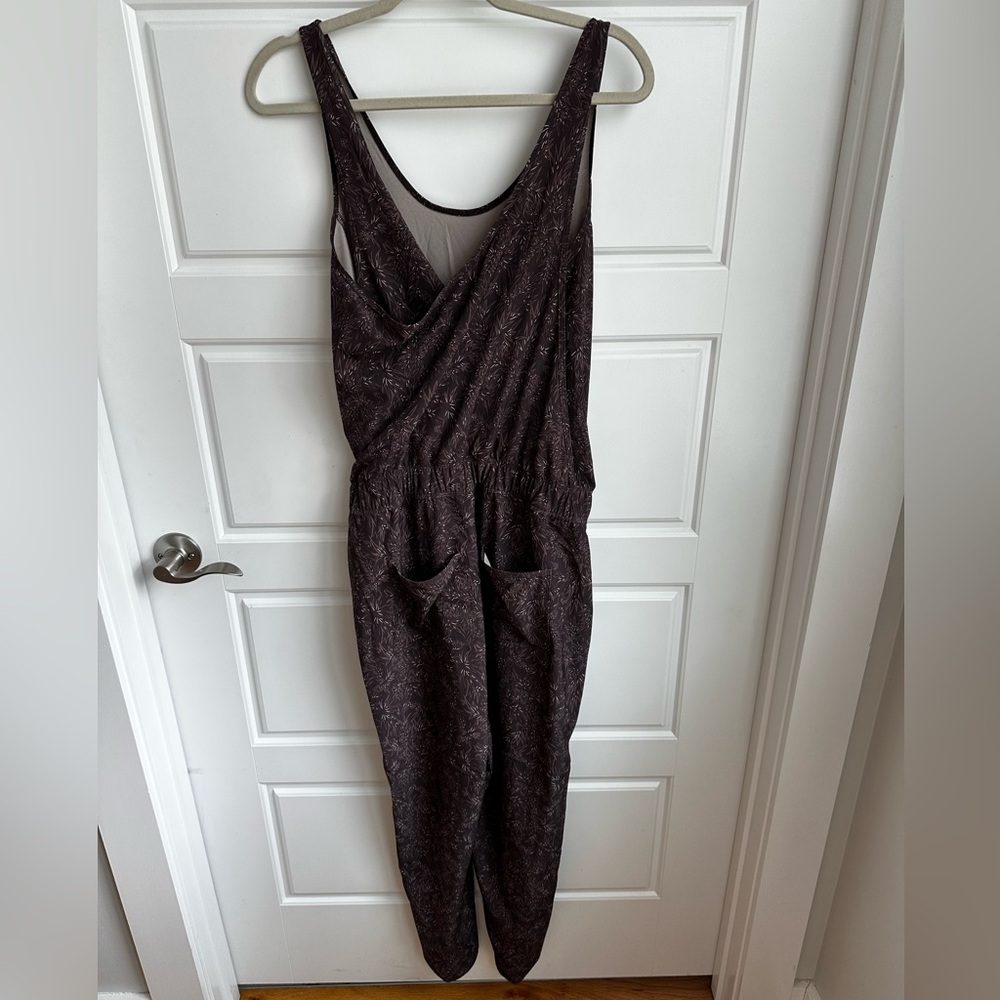 Patagonia Dark Brown Patterned Jumpsuit